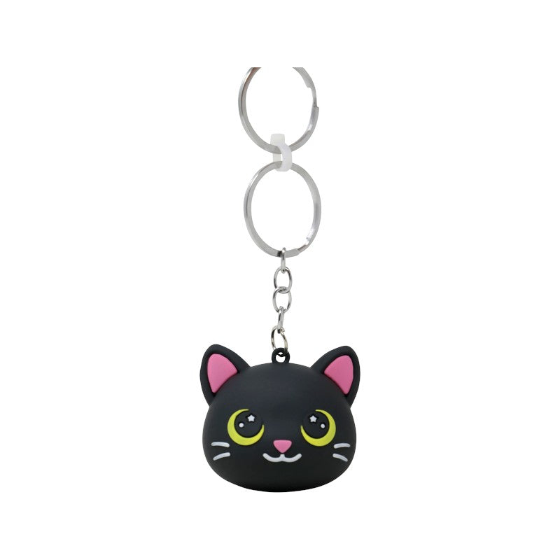 Portachiavi Halloween kawaii con fantasma, zucca, gatto nero, pipistrello, ragno e teschio: idea regalo per zaini e chiavi. Su Viano Shop!