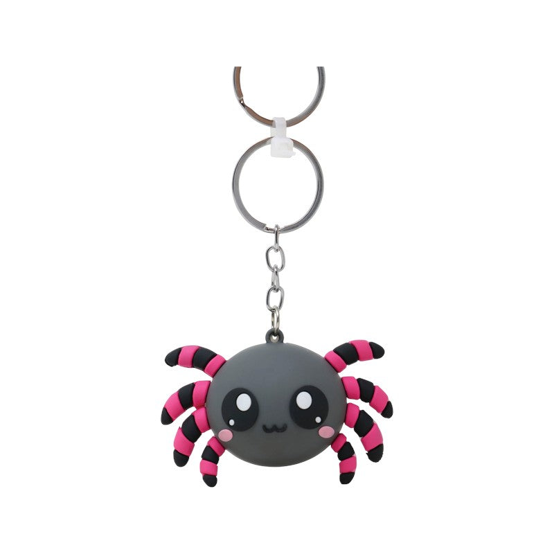 Portachiavi Halloween kawaii con fantasma, zucca, gatto nero, pipistrello, ragno e teschio: idea regalo per zaini e chiavi. Su Viano Shop!