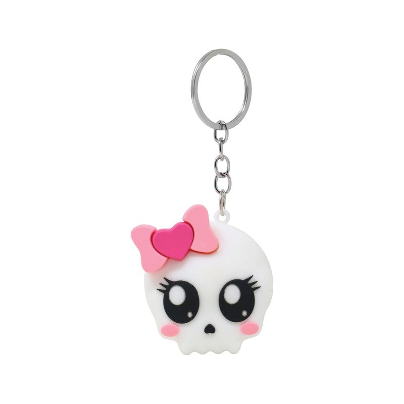 Portachiavi Halloween kawaii con fantasma, zucca, gatto nero, pipistrello, ragno e teschio: idea regalo per zaini e chiavi. Su Viano Shop!