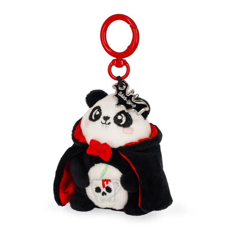 Portachiavi peluche Legami Panda Vampiro Bam-boo!: mantello, ciondolo pipistrello glow in the dark. Edizione limitata Halloween! Scoprilo