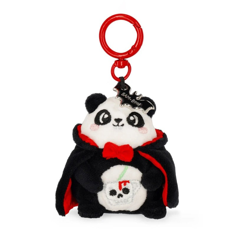 Portachiavi peluche Legami Panda Vampiro Bam-boo!: mantello, ciondolo pipistrello glow in the dark. Edizione limitata Halloween! Scoprilo