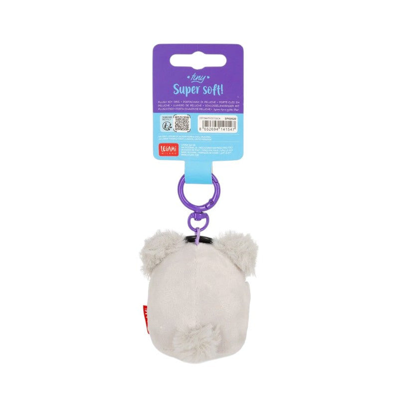 Portachiavi peluche Legami Koala con cuscino e moschettone: morbido charm kawaii per zaini e borse. Scoprilo su Viano Shop!