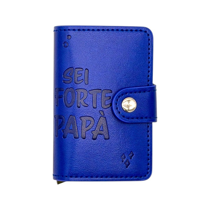 Portafoglio regalo per la festa del papà con protezione contro hackeraggio e portasoldi con clip