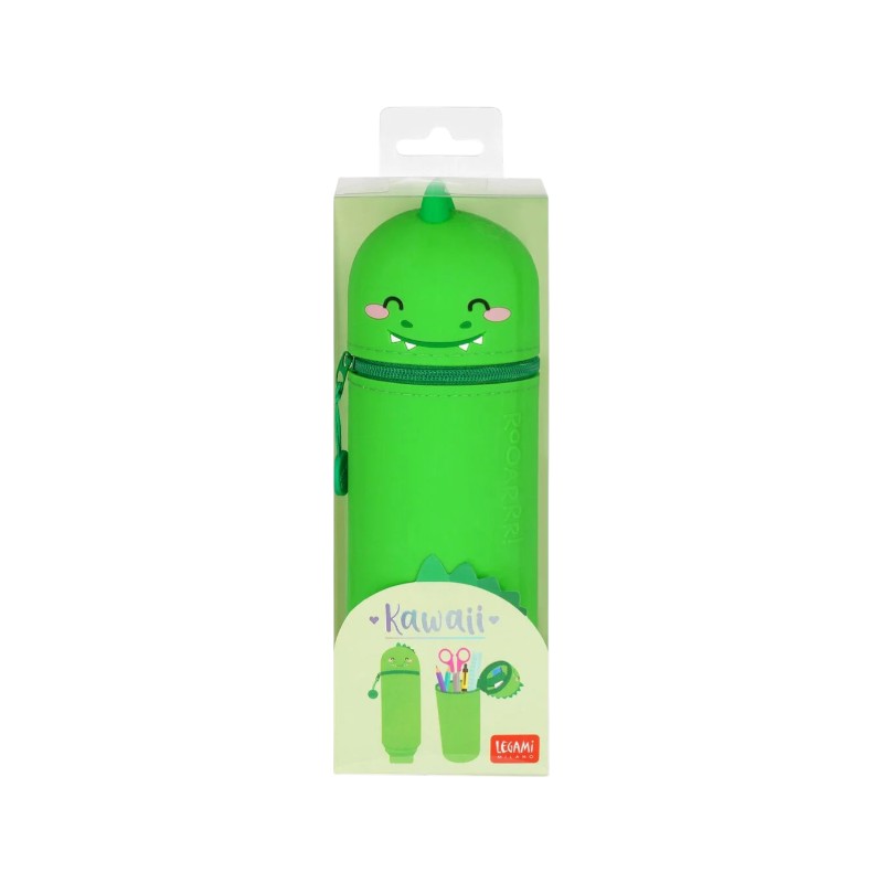 Astuccio portapenne kawaii per scuola in silicone morbido