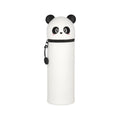 Astuccio portapenne kawaii per scuola in silicone morbido a forma di panda