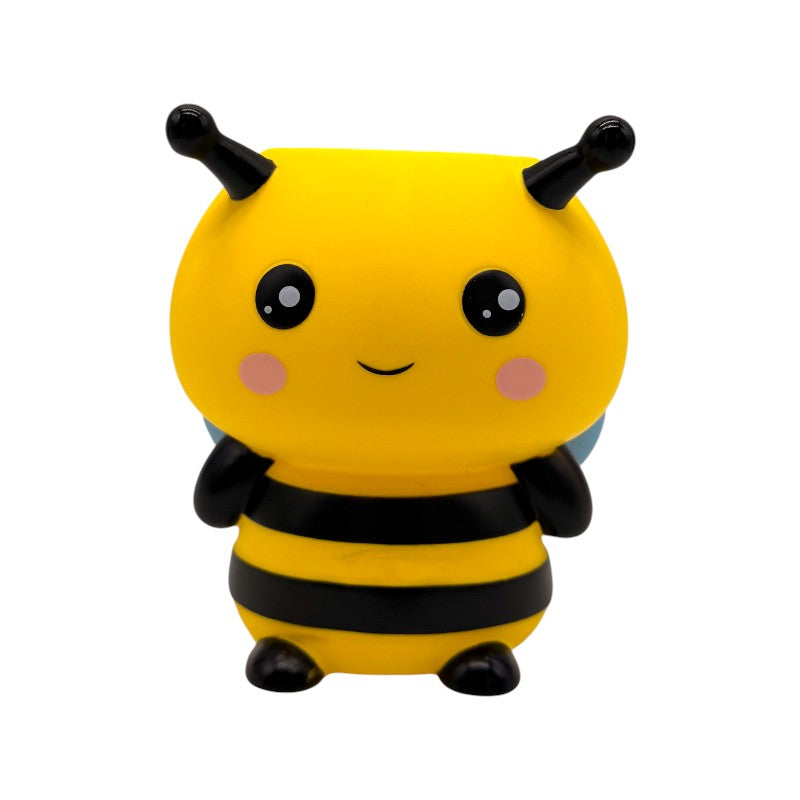 Portapenne kawaii in PVC per scrivania e cameretta a forma di ape