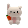 Portapenne kawaii in PVC per scrivania e cameretta a forma di coniglietto