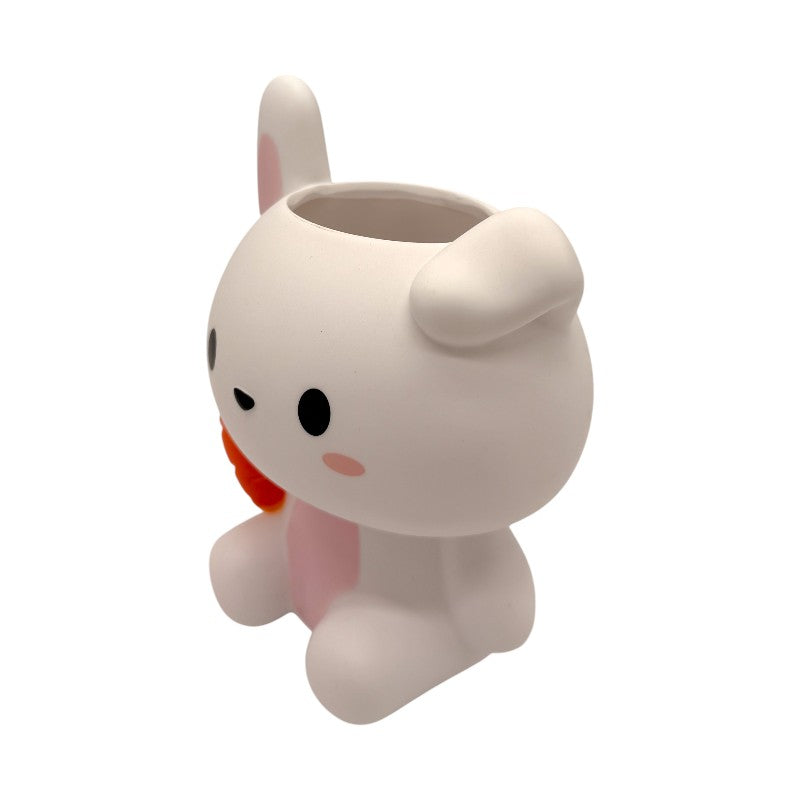 Portapenne kawaii in PVC per scrivania e cameretta a forma di coniglietto