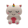 Portapenne kawaii in PVC per scrivania e cameretta a forma di unicorno