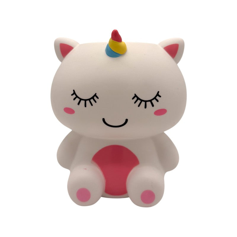 Portapenne kawaii in PVC per scrivania e cameretta a forma di unicorno