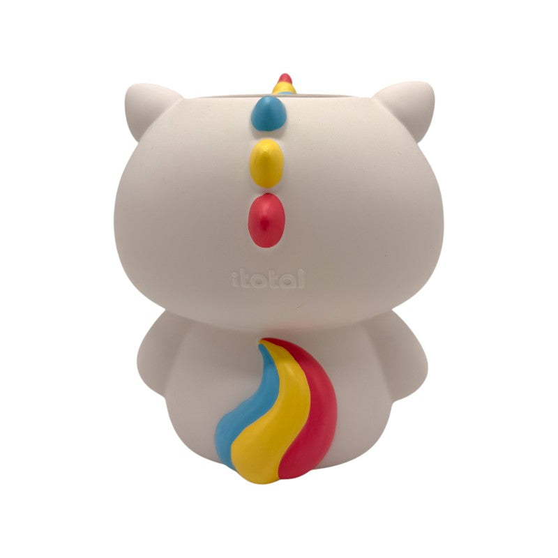 Portapenne kawaii in PVC per scrivania e cameretta a forma di unicorno