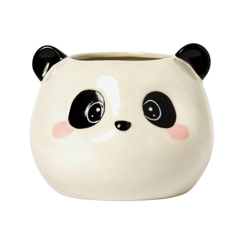 Bellissimo portapenne in ceramica da scrivania legami a forma di Panda