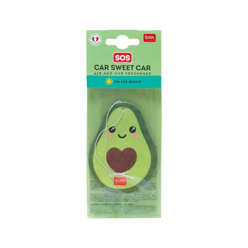 Bellissimo profumatore per auto ed ambienti legami a tema avocado