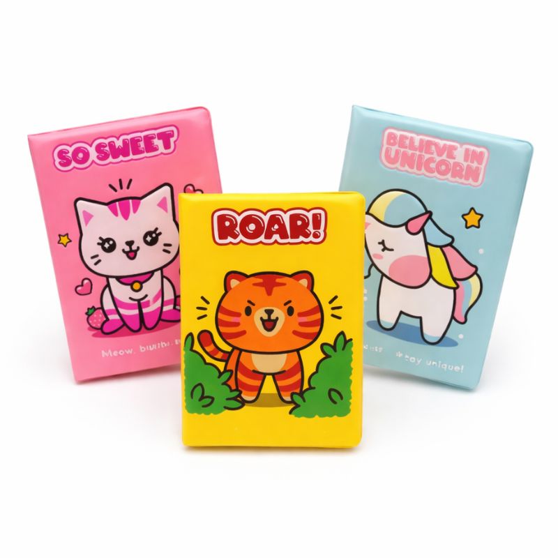 Bellissimo quaderno con copertina super morbida e soffice 3D removibile.