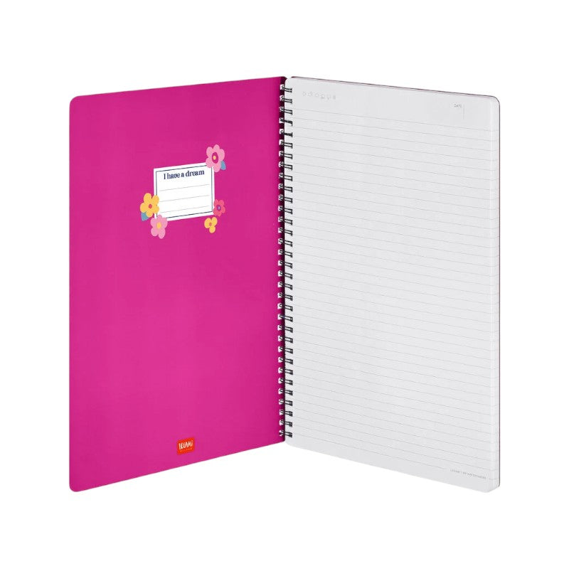 Quaderni A4 spiralati Legami con copertine kawaii e fantasie colorate: perfetti per scuola, università e appunti. Scopri tutte le varianti su Viano Shop!