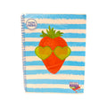 Quaderno A4 spiralato Tinta Unita Juice: copertina rigida profumata e design bold. Limited edition in 4 varianti frutta. Perfetto per scuola e lavoro.