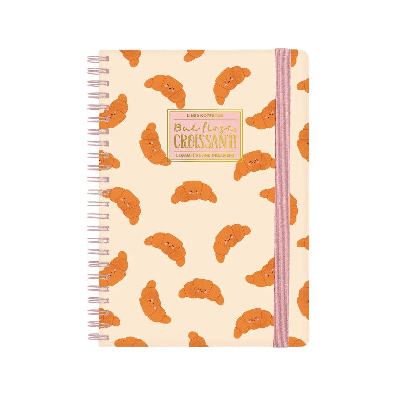 Quaderni A5 spiralati Legami a righe con copertine kawaii ed elastico: perfetti per appunti, diario e viaggi. Scopri tutte le varianti su Viano Shop!