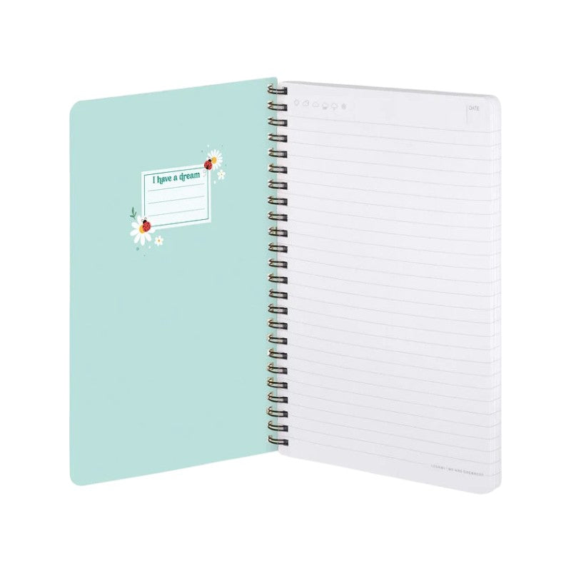 Quaderni A5 spiralati Legami a righe con copertine kawaii ed elastico: perfetti per appunti, diario e viaggi. Scopri tutte le varianti su Viano Shop!