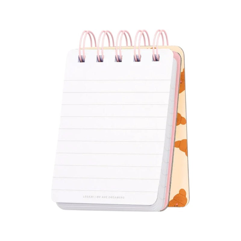 Block Notes a spirale Legami: 220 pagine bianche 80g/m2, formato tascabile 10,5x7,5cm, copertina kawaii. Il taccuino perfetto! Scoprilo