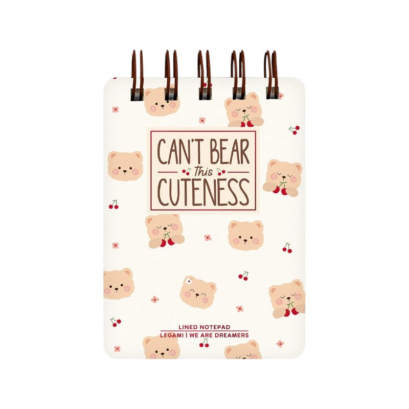 Block Notes a spirale Legami: 220 pagine bianche 80g/m2, formato tascabile 10,5x7,5cm, copertina kawaii. Il taccuino perfetto! Scoprilo