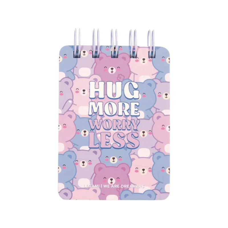 Block Notes a spirale Legami: 220 pagine bianche 80g/m2, formato tascabile 10,5x7,5cm, copertina kawaii. Il taccuino perfetto! Scoprilo