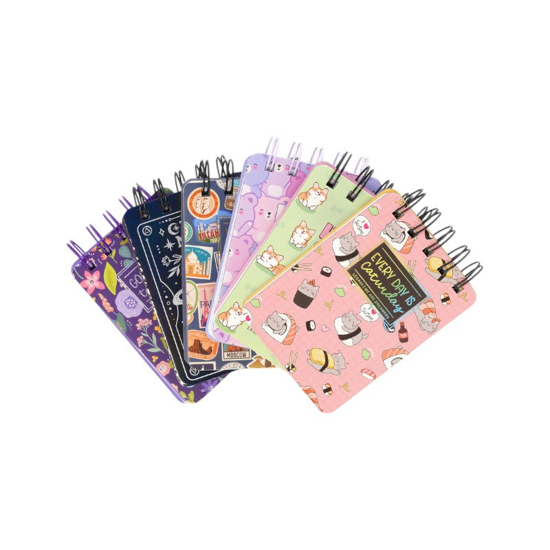 Block Notes a spirale Legami: 220 pagine bianche 80g/m2, formato tascabile 10,5x7,5cm, copertina kawaii. Il taccuino perfetto! Scoprilo
