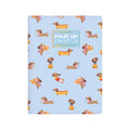 Quaderno Legami Paws Up For Pizza: formati A5/A6, 80 pagine a righe 100g/m2, copertina kawaii bassotti. Il notebook goloso per la scuola!