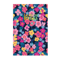 Quaderno Legami a righe La Vie est Belle con fiori colorati e scritta metallizzata, in formato A5, A6 e B5. Su Viano Shop!
