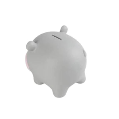 Salvadanaio 3D a forma di ippopotamo in PVC