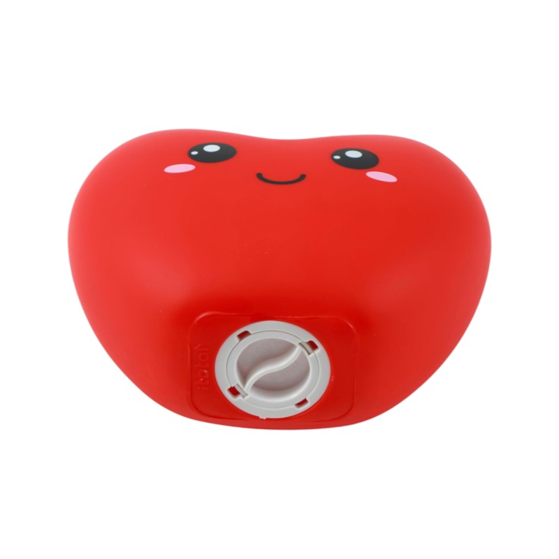 Meta description: Salvadanaio iTotal Cuore in PVC: design kawaii rosso a forma di cuore, resistente e colorato. Idea regalo romantica! 