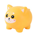 Salvadanaio 3D a forma di shiba in PVC