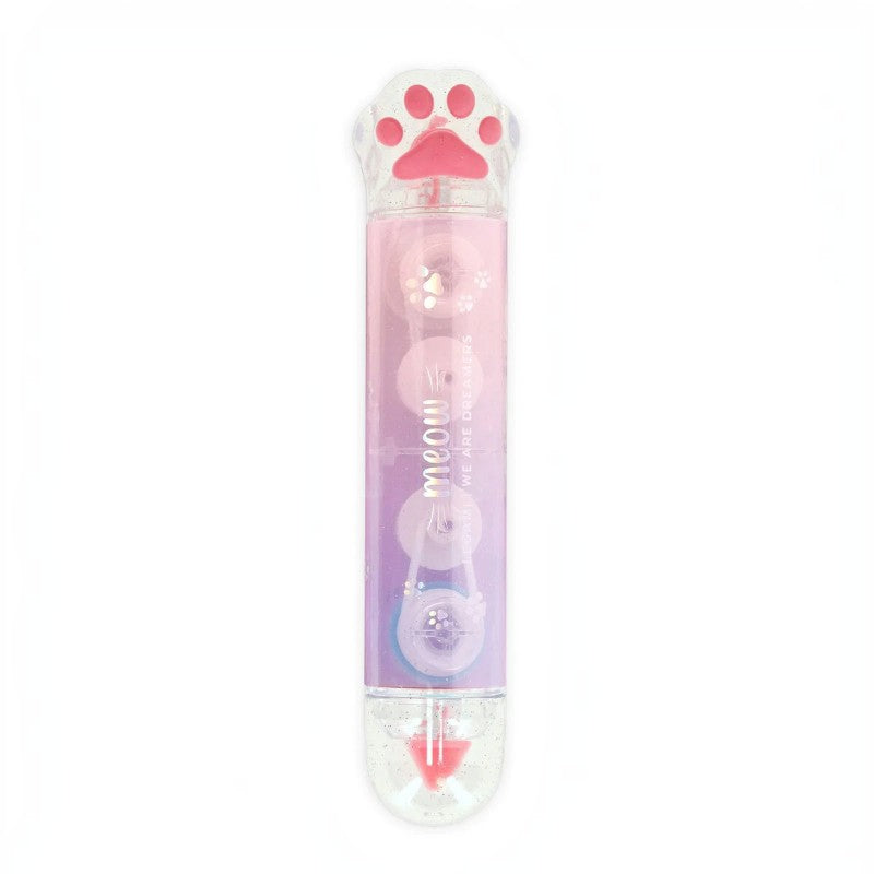 Set 2in1 Legami Meow: correttore a nastro e colla stick a tema gatto in un unico strumento pratico per scuola e ufficio. Scoprilo ora!