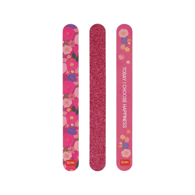 Set 3 lime per unghie Legami Nails Before Males con design kawaii gatto o lama e cactus: perfette per borsa e beauty. Su Viano Shop!