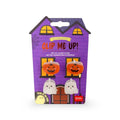 Set 4 clip capelli Legami Clip Me Up Halloween: 2 zucche + 2 fantasmini glow in the dark, chiusura a scatto. Edizione limitata! Scoprile