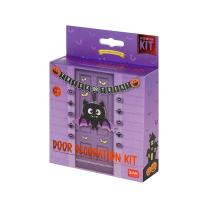 Bellissimo set composto da tantissime decorazioni per la tua porta d'ingresso a tema Halloween.