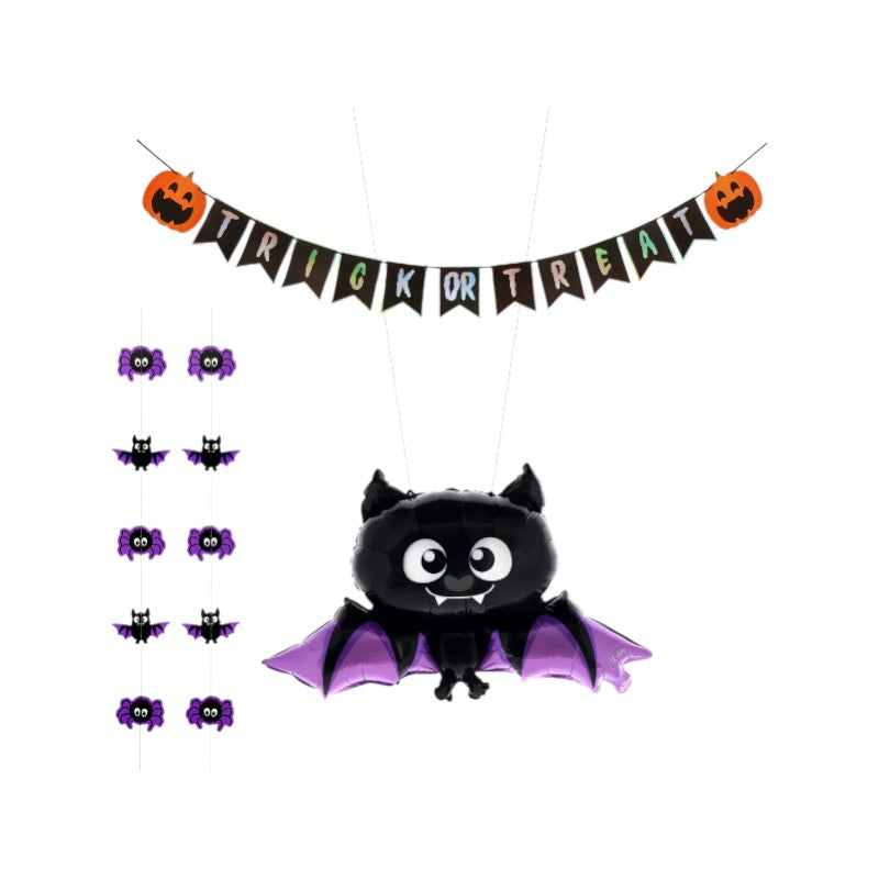 Bellissimo set composto da tantissime decorazioni per la tua porta d'ingresso a tema Halloween.