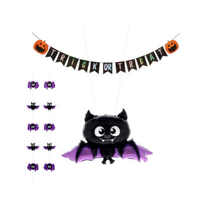 Bellissimo set composto da tantissime decorazioni per la tua porta d'ingresso a tema Halloween.