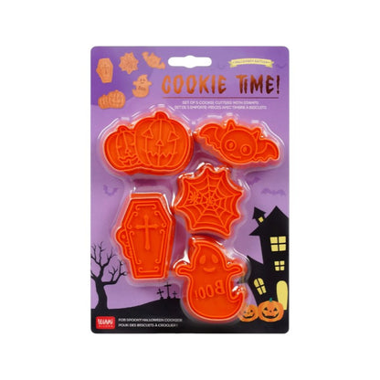 Bellissimo kit composto da 5 formine per biscotti a tema Halloween