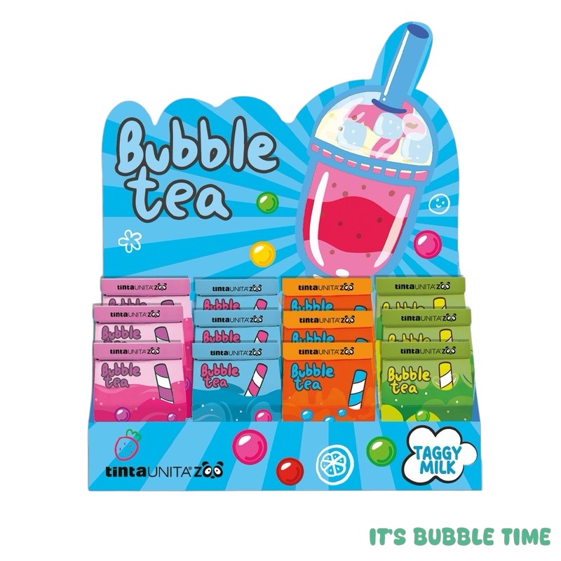 Set block notes adesivi tinta unita limited edition bubble tea, 250fogli adesivi