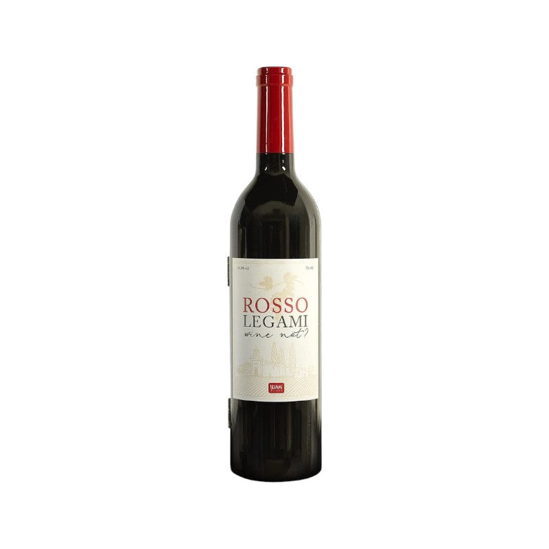 Set regalo sommelier Legami 5 pezzi in custodia a bottiglia: cavatappi, salvagoccia, versatore e altri accessori in acciaio. Idea regalo su Viano Shop!