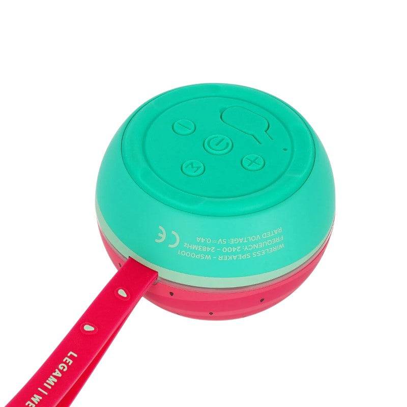 Speaker Bluetooth Legami Singing in the Summer: IP65 acqua e polvere, luci RGB, 11h autonomia, USB Type-C. Cassa wireless compatta per mare e piscina!
