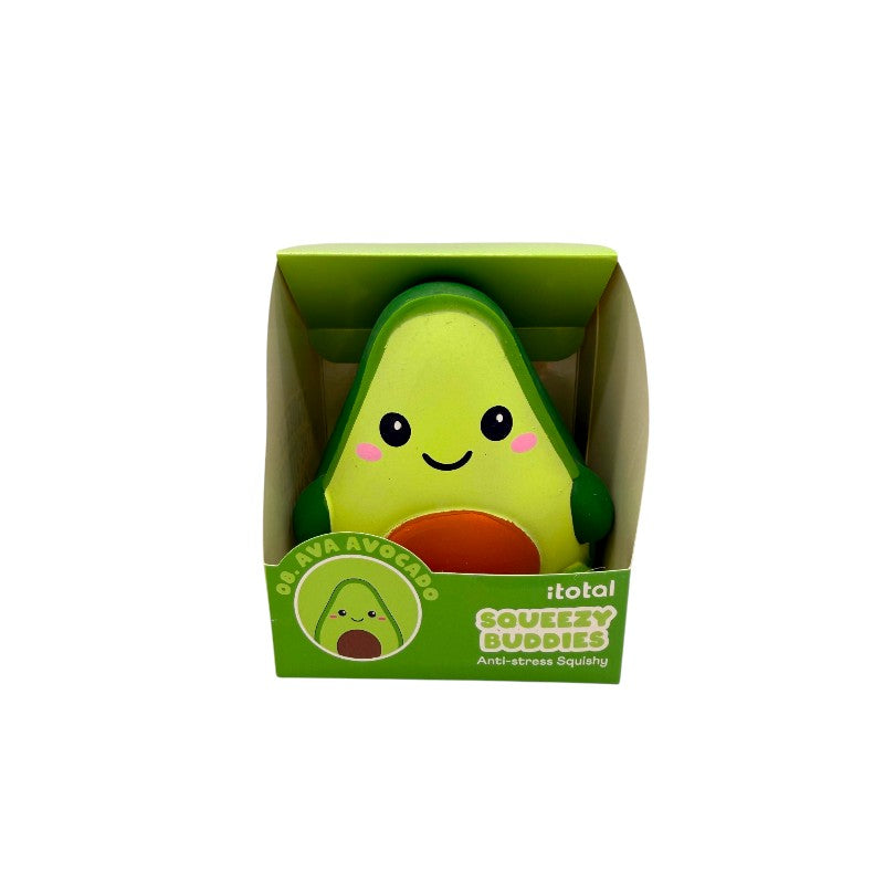 Squishy anti-stress I-Total Squeezy Buddies Fresh Market — schiuma slow-rise kawaii, soggetti frutta e verdura. Regalo originale per bambini e adulti.