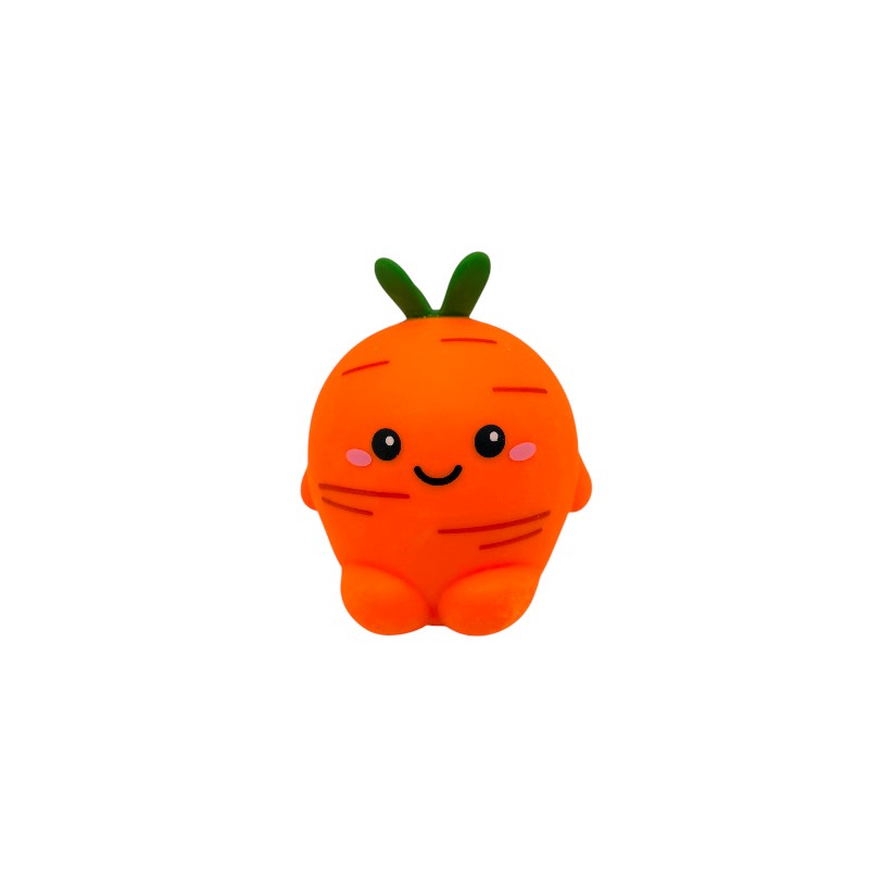 Squishy anti-stress I-Total Squeezy Buddies Fresh Market — schiuma slow-rise kawaii, soggetti frutta e verdura. Regalo originale per bambini e adulti.