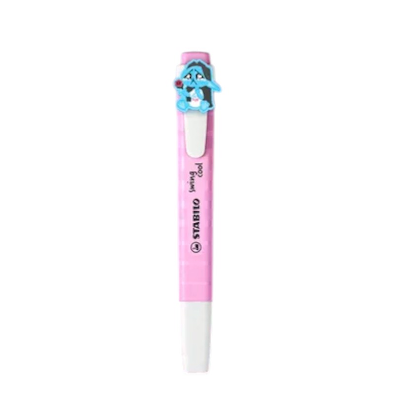 Set 3 evidenziatori STABILO swing cool KPop Demon Hunters con charm dei personaggi, colori pastello e punta 1-4 mm. Scoprili su Viano Shop!