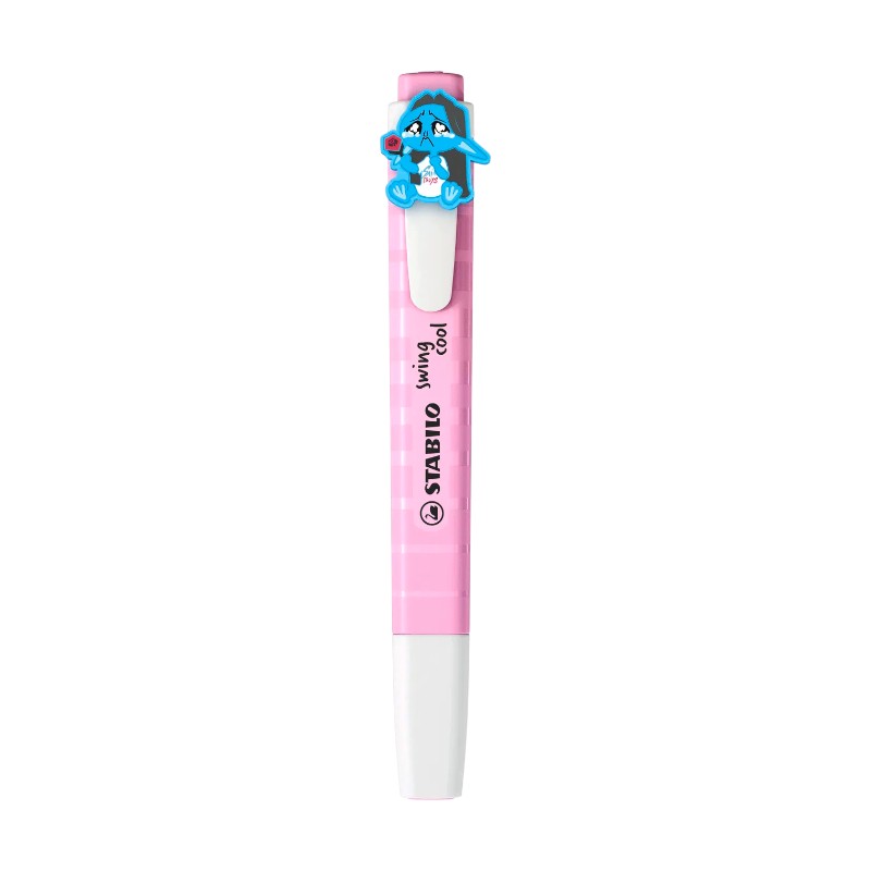Set 3 evidenziatori STABILO swing cool KPop Demon Hunters con charm dei personaggi, colori pastello e punta 1-4 mm. Scoprili su Viano Shop!