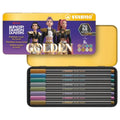 Set 8 pennarelli metallici STABILO Pen 68 KPop Demon Hunters in scatola di latta Golden: colori brillanti per disegni e lettering. Scoprilo su Viano Shop!