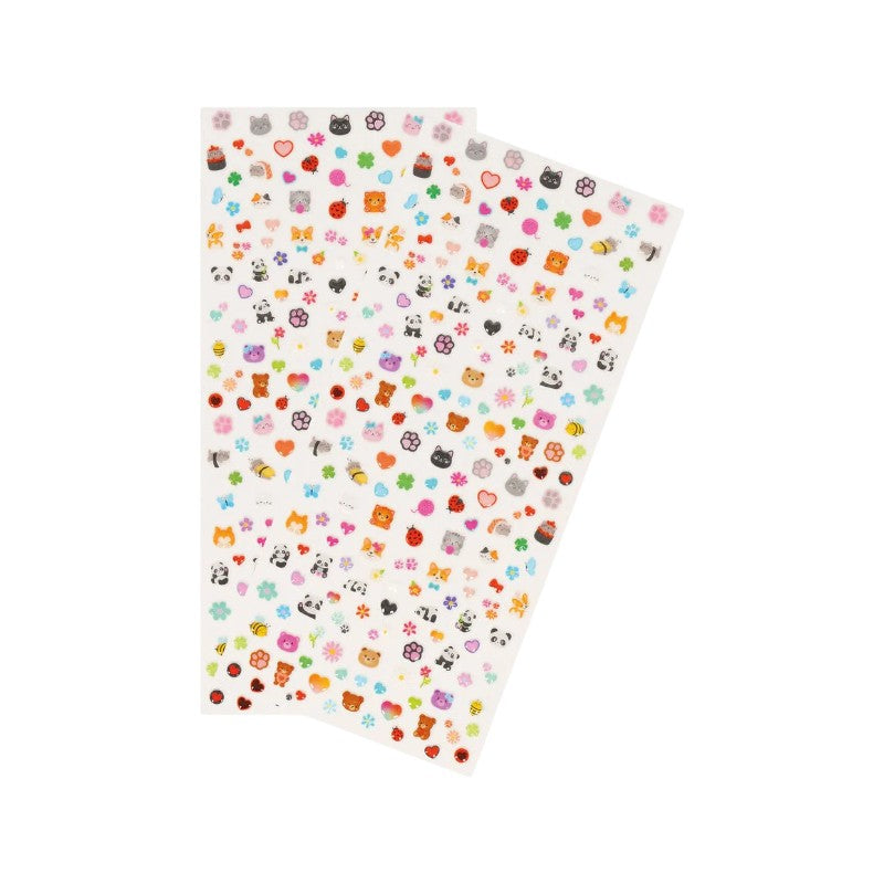 Sticker per unghie Legami animali: oltre 200 nail stickers kawaii con panda, gattini, orsetti e cuori, testati dermatologicamente. Su Viano Shop!