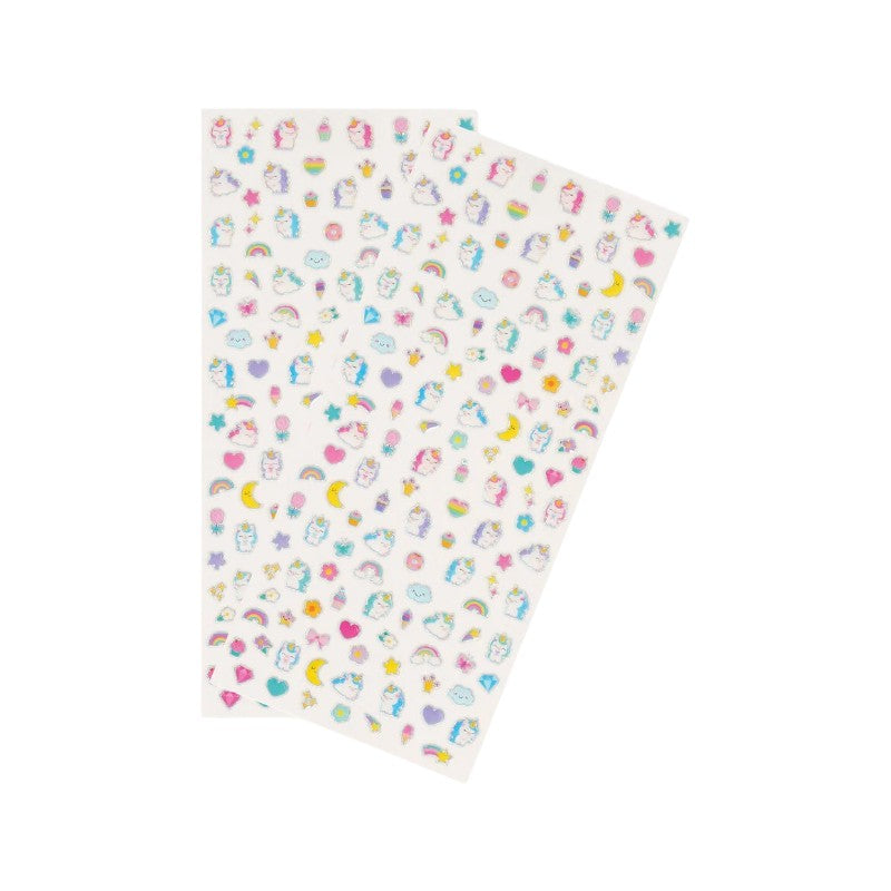 Sticker per unghie Legami Unicorno: oltre 140 nail stickers kawaii con unicorni, arcobaleni, stelle e cuori, testati dermatologicamente. Su Viano Shop!