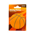 Sticky notes sport I-Total — 20 foglietti adesivi 74x76 mm, tema basket, calcio, volley e tennis. Regalo originale per sportivi di ogni età.