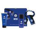 Bellissimo cofanetto regalo Inter fc composto da un deodorante, una sciarpa ufficiale ed un docciaschiuma